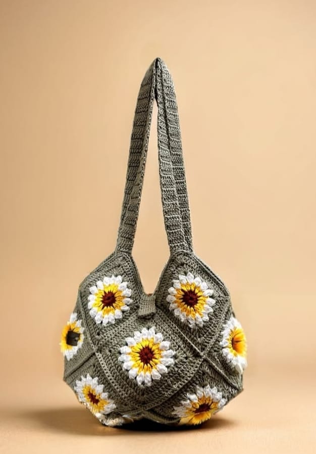 Sweetheart Crochet Tote Bag 005