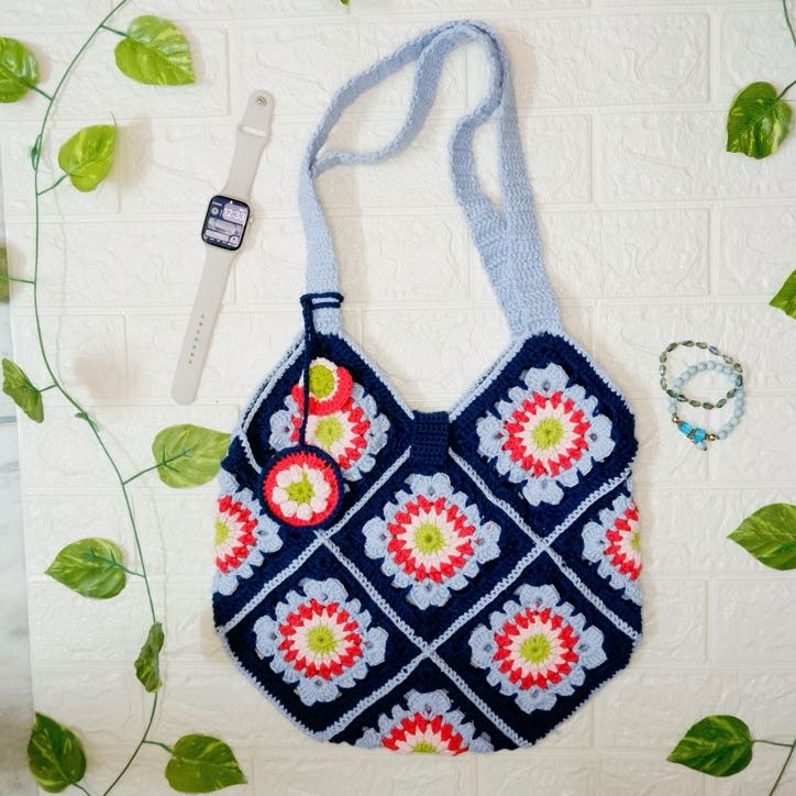 Sweetheart Crochet Tote Bag 006