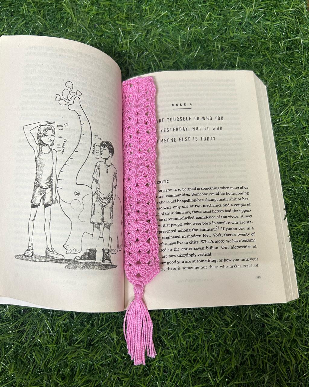 Crochet Book Mark & Book Cover 08