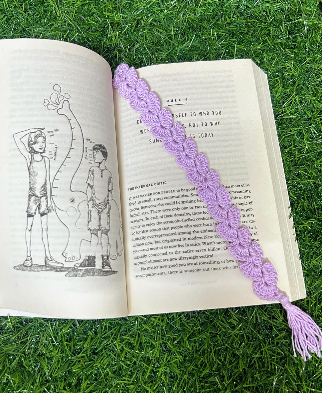 Crochet Book Mark & Book Cover 07