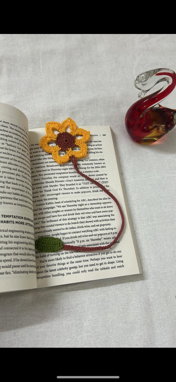 Crochet Book Mark & Book Cover  02