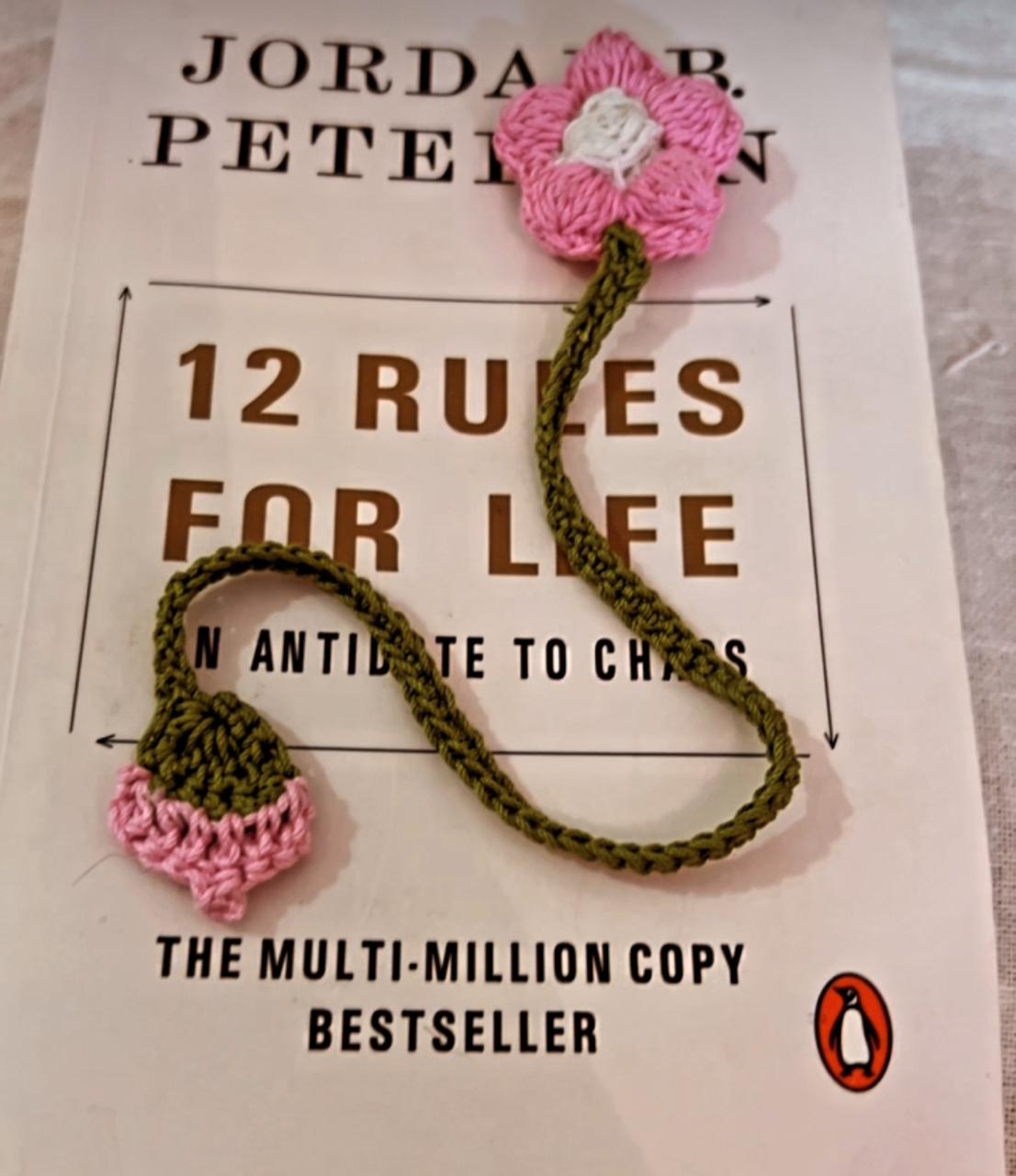 Crochet Book Mark & Book Cover 01