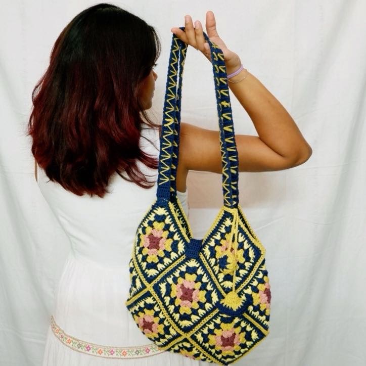 Sweetheart Crochet Tote Bag 003
