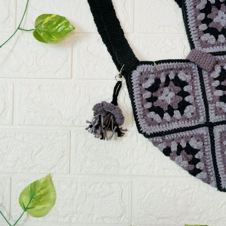 Sweetheart Crochet Tote Bag 004