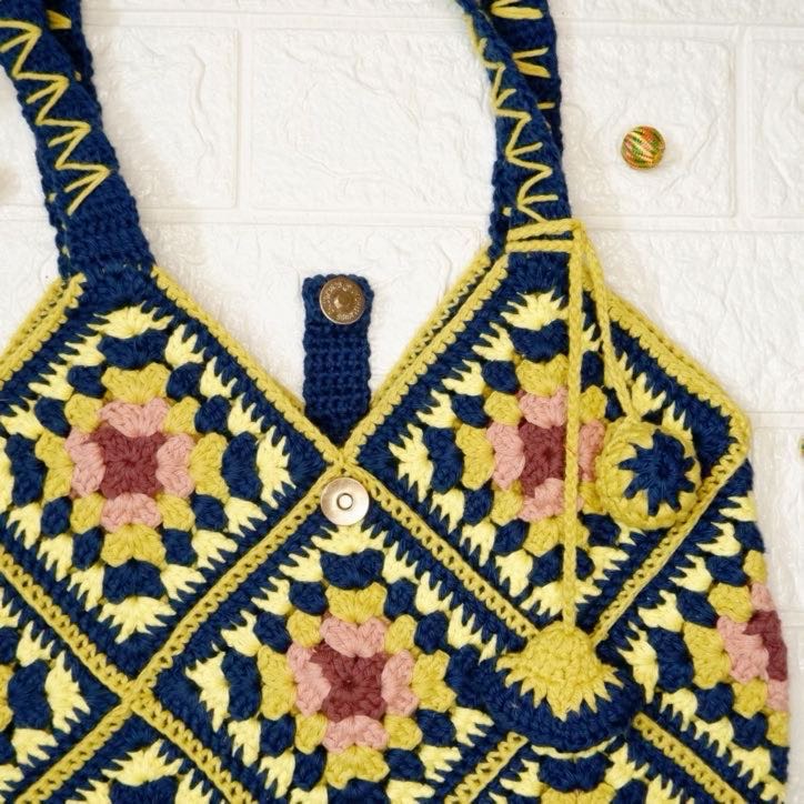 Sweetheart Crochet Tote Bag 003