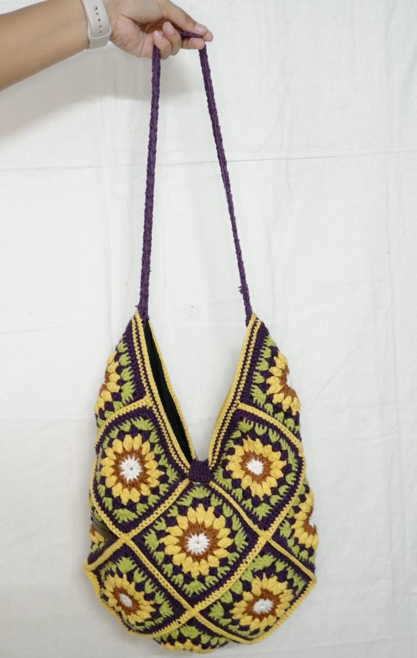 Sweetheart Crochet Tote Bag 0010