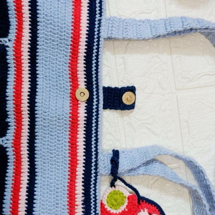 U Shape Crochet Tote Bag 002