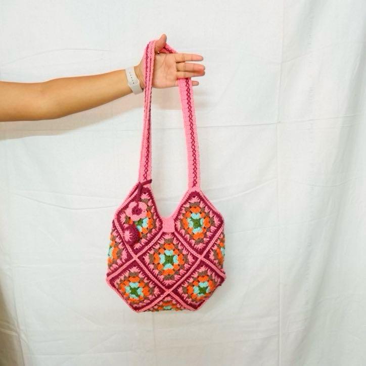 Sweetheart Crochet Tote Bag 002