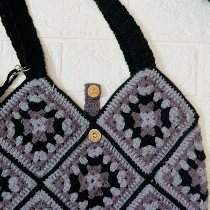 Sweetheart Crochet Tote Bag 004