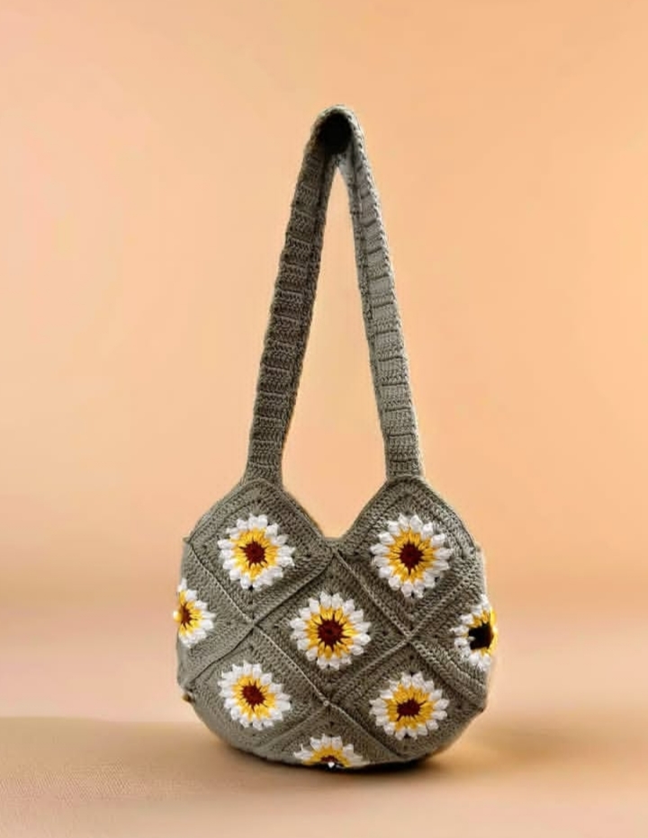 Sweetheart Crochet Tote Bag 005